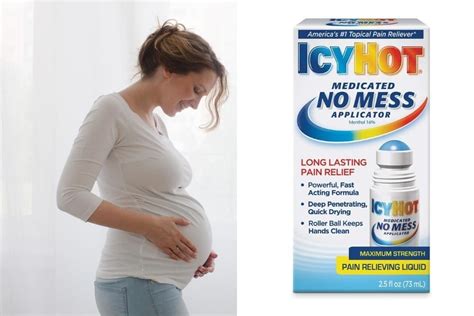 can pregnant women use icy hot